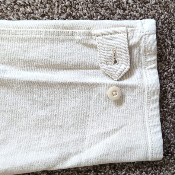 Aritzia Wilfred Free Modern Cargo Pants High Waist Twill Cream Size 2 - Picture 12 of 16